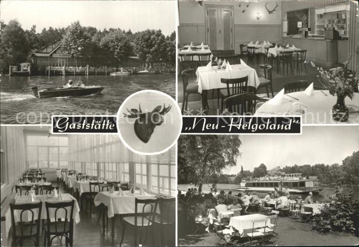 BERLIN CITY Gaststaette Neu Helgoland Speiseraeume Terrasse
