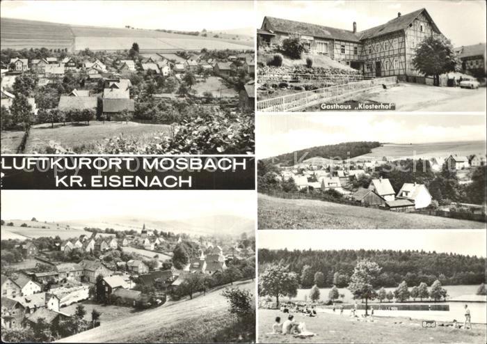 Mosbach Thueringen Panorama Teilansichten Gasthaus Klosterhof Bad