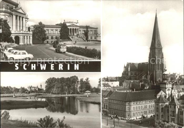Schwerin Mecklenburg Staatstheater Museum Schlosspark Dom