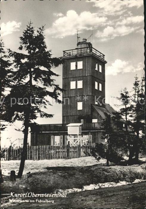 Oberwiesenthal Erzgebirge Fichtelberg Wetterwarte
