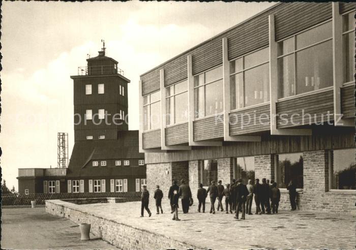 Oberwiesenthal Erzgebirge Wetterwarte und HOG Fichtelberg