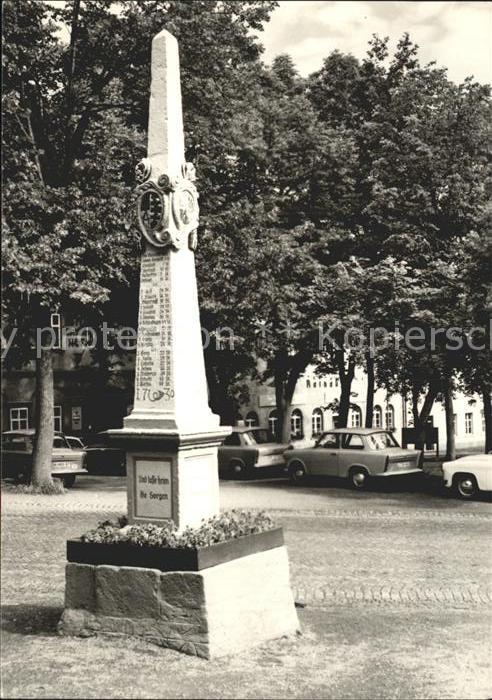 Oberwiesenthal Erzgebirge Distanzsaeule