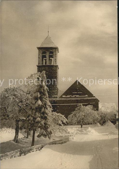 Oberhof Thueringen Ev luth Kirche