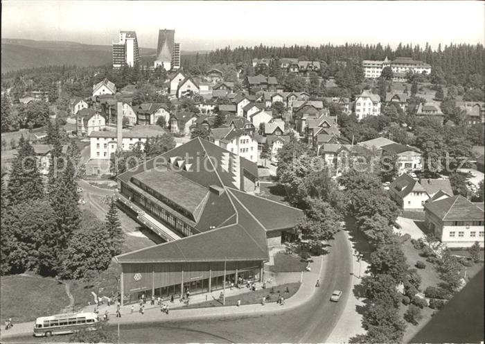 Oberhof Thueringen Blick vom FDGB Heim Rennsteig