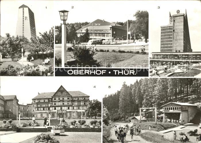 Oberhof Thueringen FDGB Erholungsheim Rennsteig Gaststaette Oberer Hof Interhote