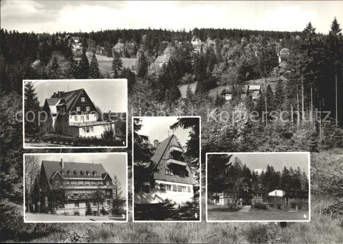 Baerenburg Sachsen FDGB Erholungsheime Arno Lade und Friedenswacht Berghaus FDGB