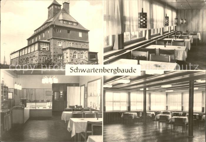 Neuhausen Erzgebirge Schwartenbergbaude Gast und Speiseraum