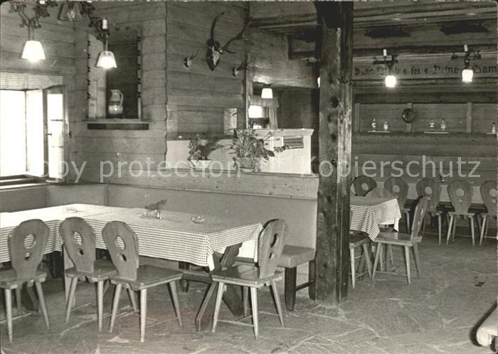 Oberwiesenthal Erzgebirge Schanzenbaude Gaststube