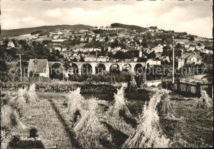 Sebnitz Total mit Bahnbruecke