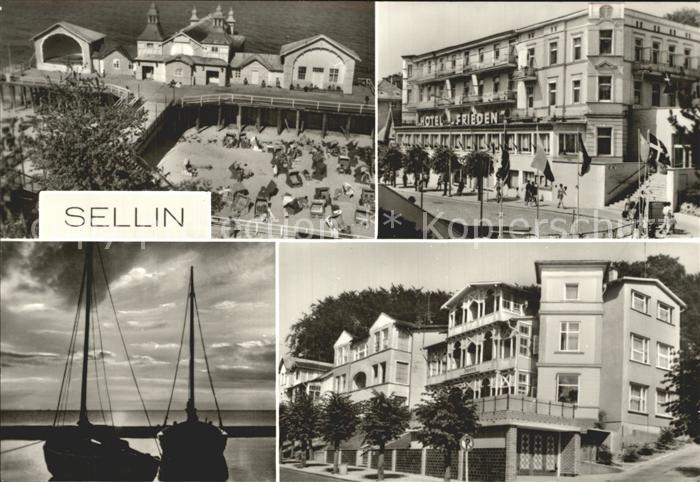 Sellin Ruegen Seebruecke Hotel Frieden Segelboote