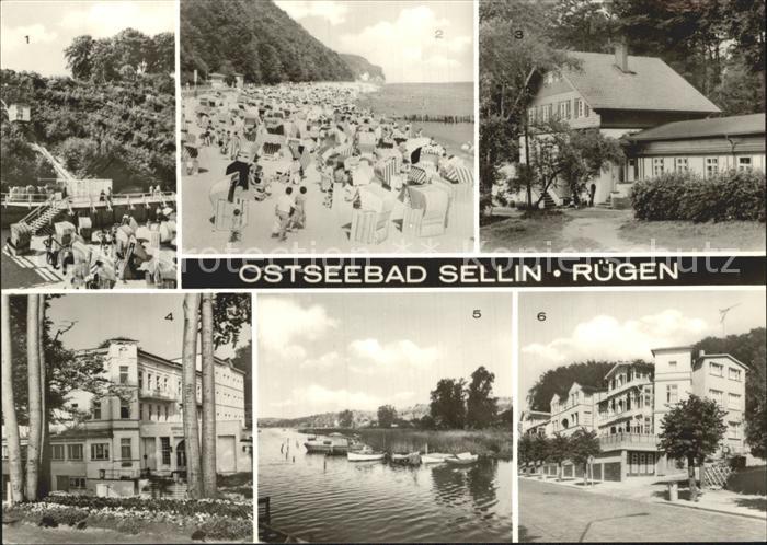 Sellin Ruegen Fahrstuhl Strand Krankenhaus Kurhaus Selliner See Muetterheim