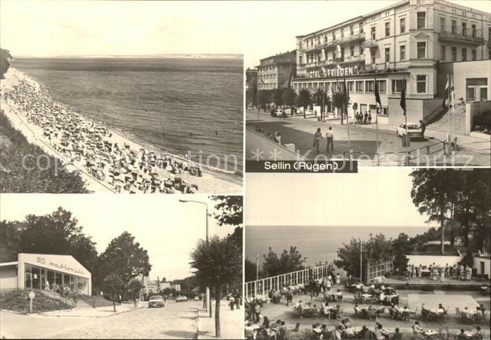 Sellin Ruegen Strand HO Rationell Hotel Frieden Terrasse