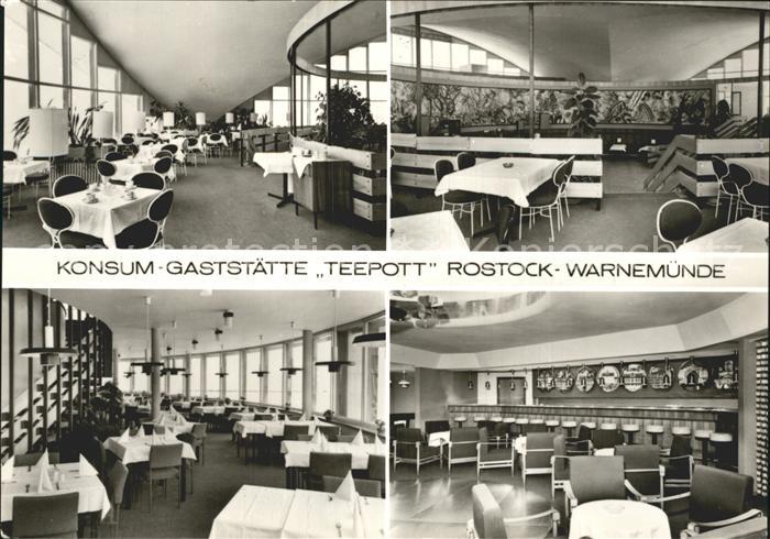 Rostock-Warnemuende Konsum Gaststaette Teepott Gast und Speiseraum