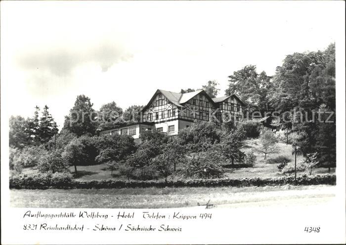 Reinhardtsdorf Bad Schandau Ausflugsgaststaette Wolfsberg
