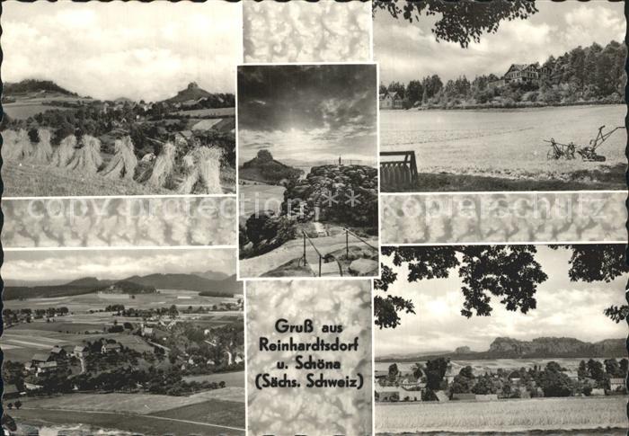 Reinhardtsdorf-Schoena Teilansichten Panorama