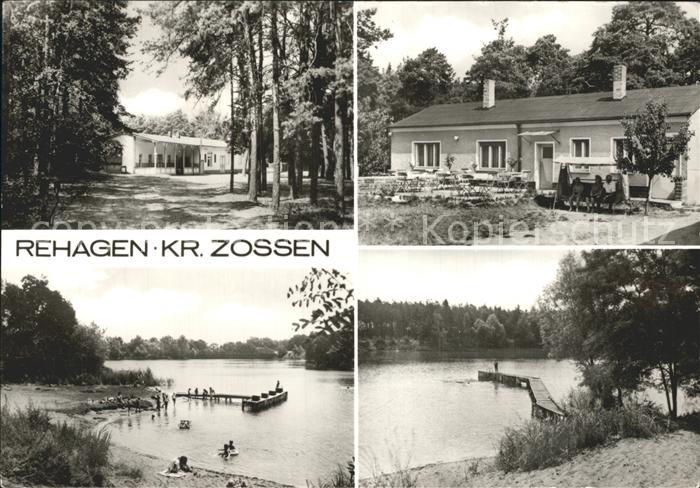 Rehagen Zossen Bungalows See Strand Bootssteg