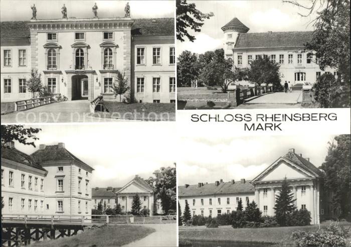 Rheinsberg Schloss Rheinsberg Teilansichten