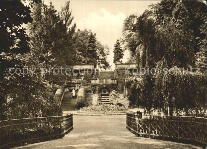 Riesa Sachsen Freitreppe im Stadtpark