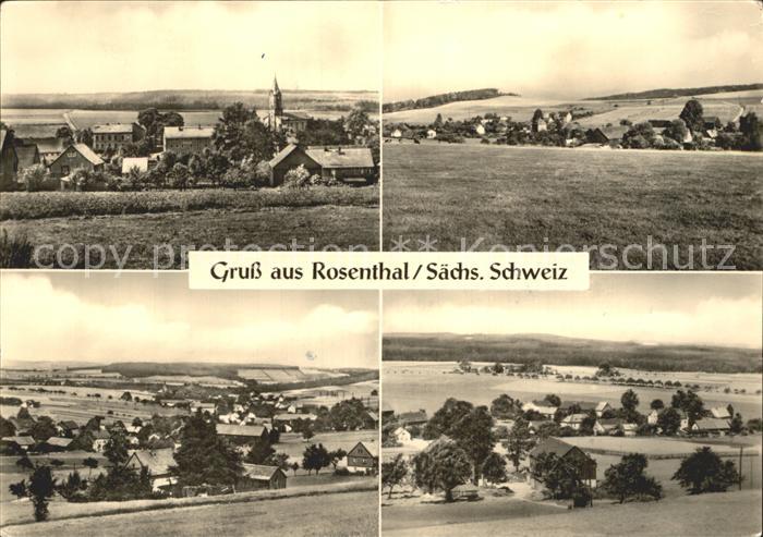 Rosenthal-Bielatal Panorama Teilansichten