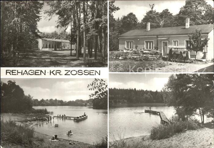 Rehagen Zossen Bungalows See Bootssteg