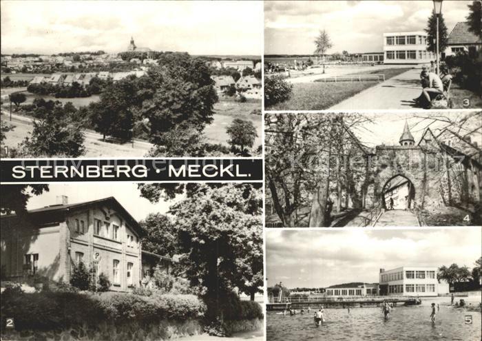 Sternberg Mecklenburg Panorama Landambulatorium Konsum Strandgaststaette Muehlen