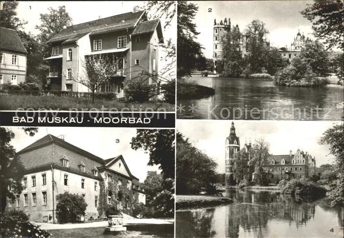 Bad Muskau Oberlausitz Turmvilla Schlossruine Moorbad Schloss