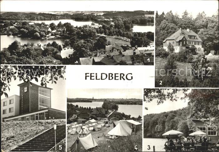 Feldberg Mecklenburg Panorama Jugendherberge Luzin Halle Campingplatz FDGB Erhol
