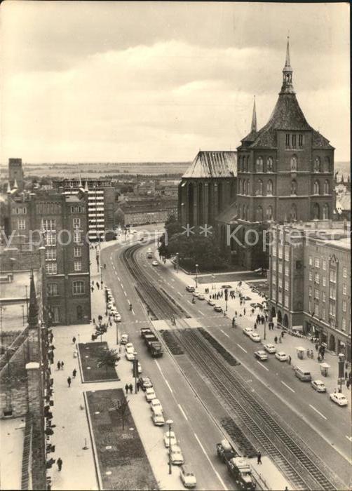 ROSTOCK  CITY Lange Strasse Kirche