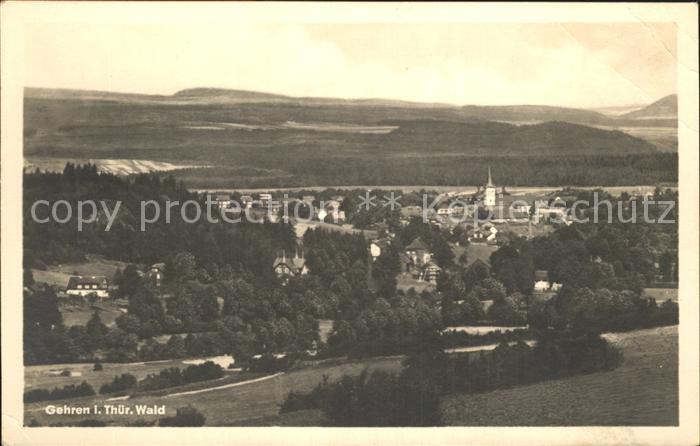 Gehren Thueringen Thueringer Wald