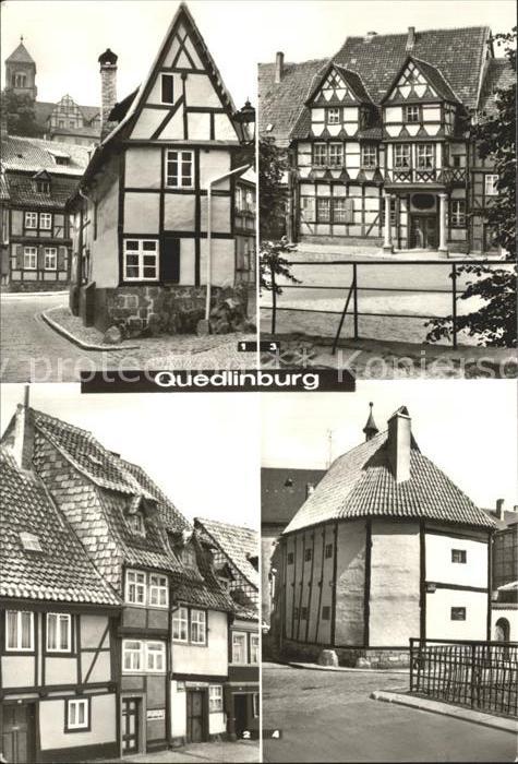 Quedlinburg Harz Finkenherd Wasserstrasse Klopstockhaus Hochstaenderhaus