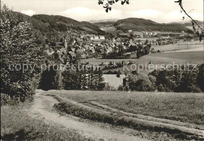 Geising Erzgebirge Blick auf Geising