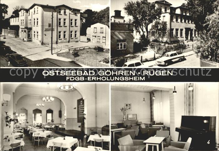 Goehren Ruegen FDGB- Erholungsheim Friedrich Engels Haus Kaethe