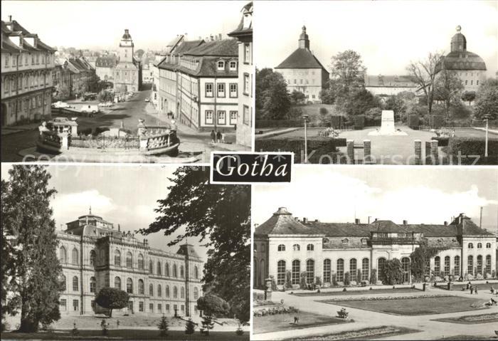 Gotha Thueringen Hauptmarkt Schloss Friedenstein Museum Orangerie