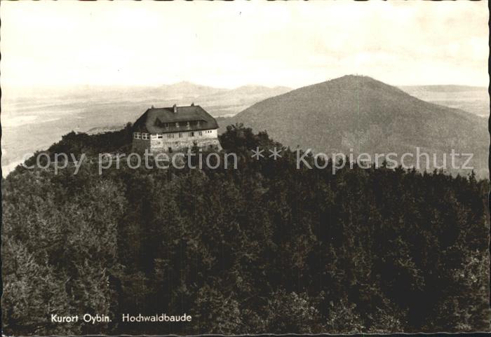 Oybin Sachsen Kurort Hochwaldbaude