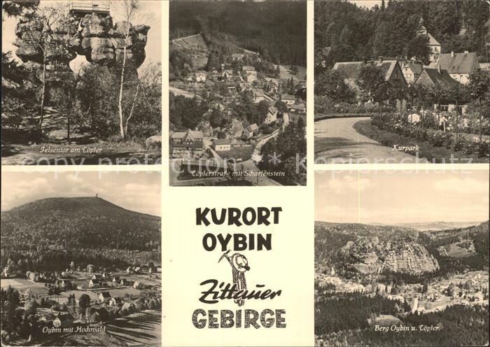 Oybin Sachsen Kurort Felsentor am Toepfer Hochwald Berg Oybin