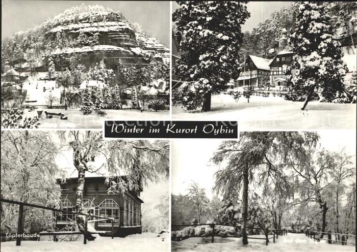Oybin Sachsen Winter im Kurort