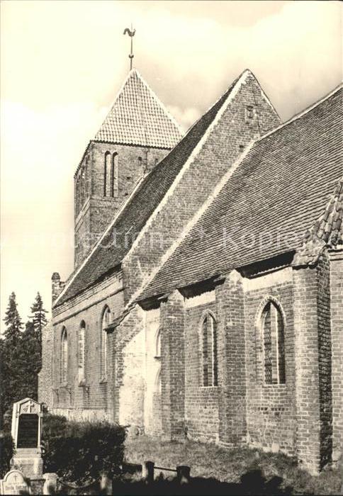 Ruegen Dorfkirchen Backsteinbau