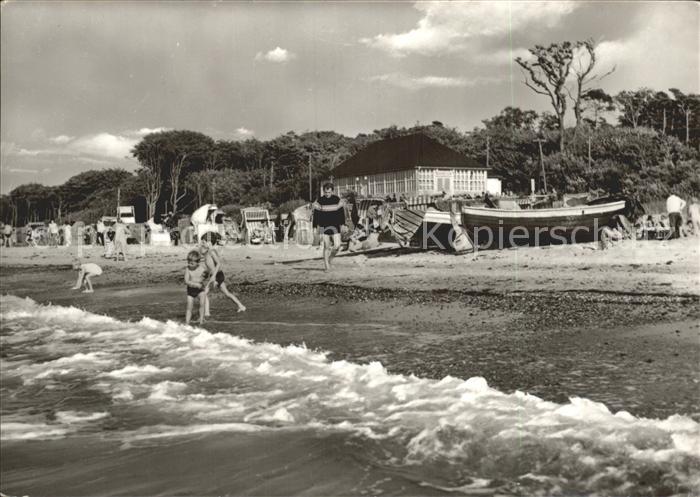 Graal-Mueritz Ostseebad Konsum Gaststaette Seeblick am Strand