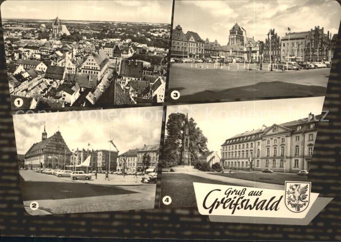 Greifswald Mecklenburg Vorpommern Platz der Freundschaft Rubenow Platz Universit