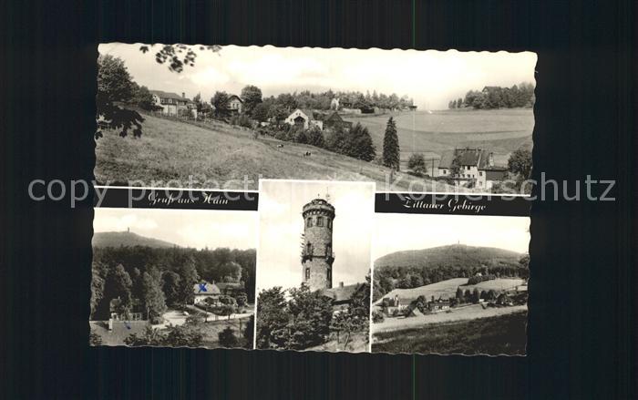 Oybin Zittauer Gebirge Kurort Forsthaus Hain Turm an der Hochwald