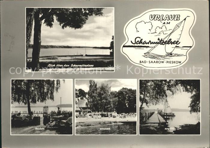 Bad Saarow-Pieskow Scharmuetzelsee Baden Sonnen