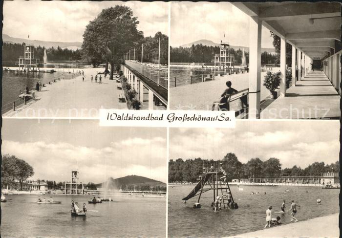 Grossschoenau Sachsen Waldstrandbad Freibad der DDR