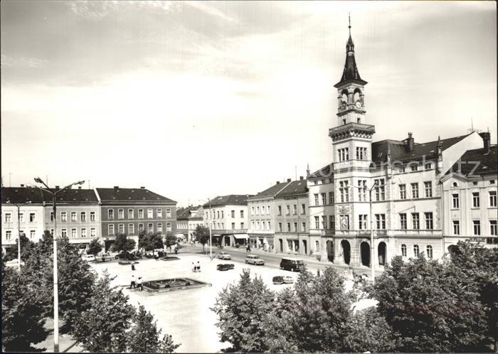 Oelsnitz Vogtland Markt Rathaus