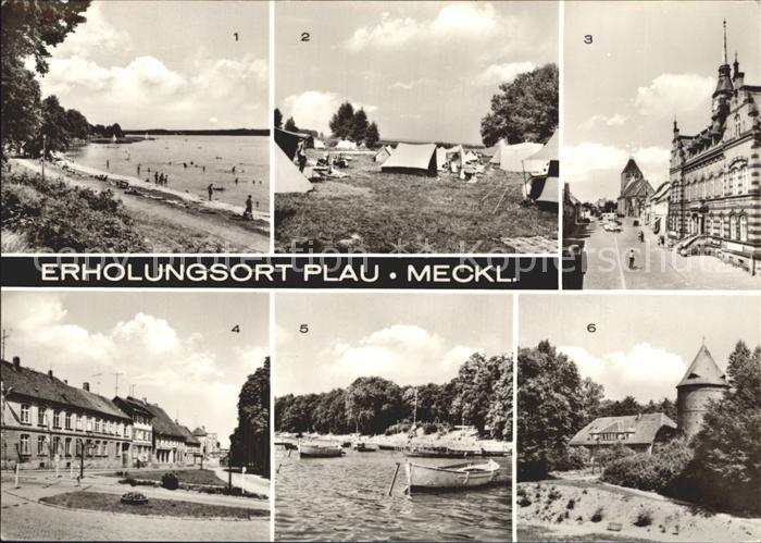 Plau See Strand Seelust Zeltplatz Zuruf Marktplatz Burgplatz Strandbad am Plauer