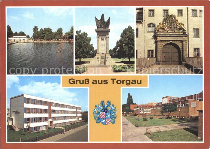 Torgau Strandbad Denkmal der Begnegung Schloss Hartenfels Friedrich-Wolf -Schule