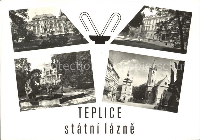 Teplice Brunnen Kirche