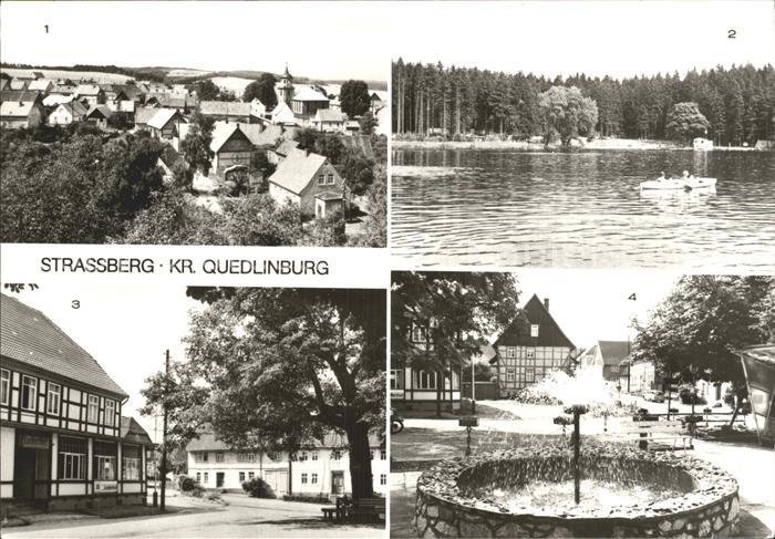 Strassberg Harzgerode Treuer Nachbarstein Konsum-Gaststaette Lindenhof Springbru