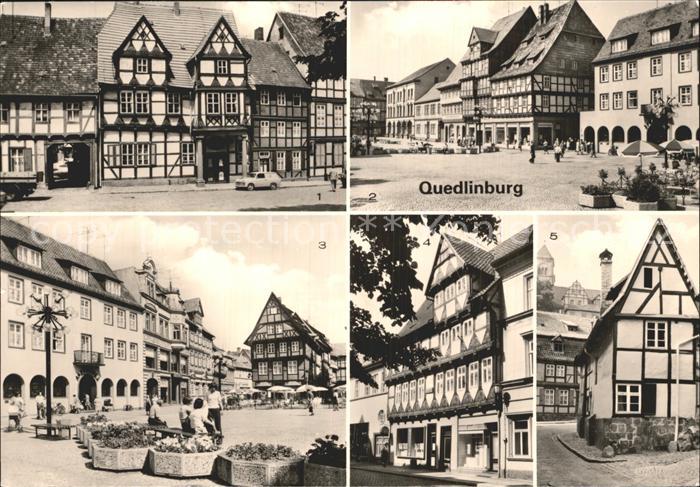 Quedlinburg Harz Klopstockhaus Markt Schneemelcherhaus Finkenherd