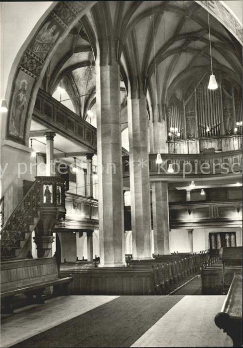 Sayda Kirche Inneres