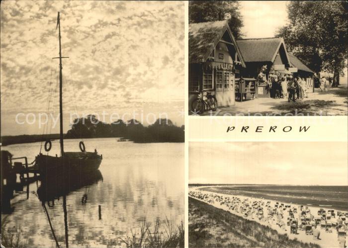 Prerow Ostseebad Strand Boot Kiosk